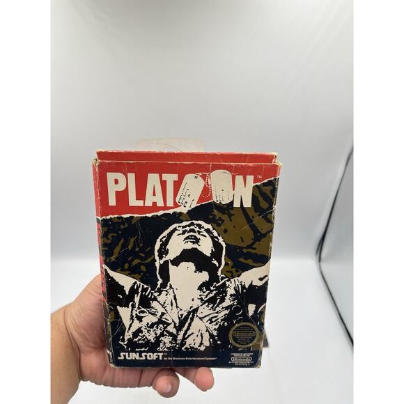 Platoon (Nintendo Entertainment System NES) Authentic CIB Complete - Picture 11 of 14